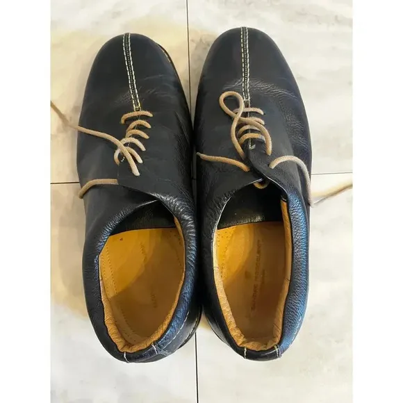 Sandro Moscoloni Vineyard 4046 Black Leather Mens 13 D Oxford Dress Shoes