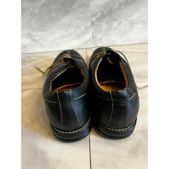 Sandro Moscoloni Vineyard 4046 Black Leather Mens 13 D Oxford Dress Shoes