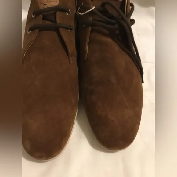 Santoni Brown suede classy shoe MENS 11.5 (run large)
