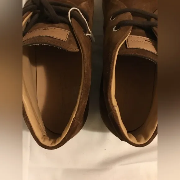 Santoni Brown suede classy shoe MENS 11.5 (run large)