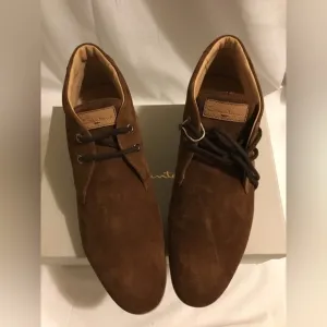 Santoni Brown suede classy shoe MENS 11.5 (run large)