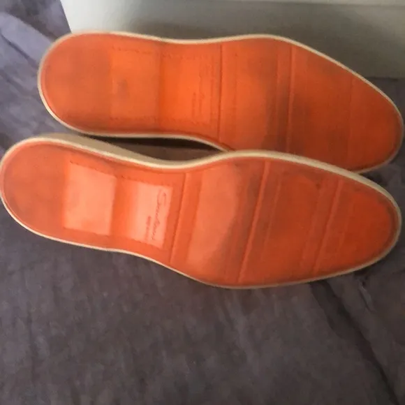 Santoni mens suede shoes