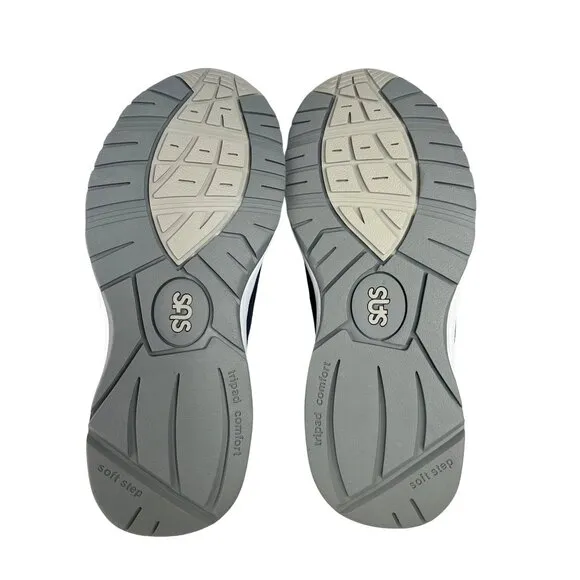 SAS Mens JV Mesh Active Sneakers Blue/Gray Adjustable Strap Comfort Shoes 11.5W