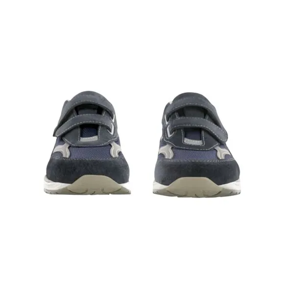 SAS Mens JV Mesh Active Sneakers Blue/Gray Adjustable Strap Comfort Shoes 11.5W