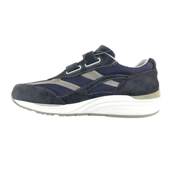 SAS Mens JV Mesh Active Sneakers Blue/Gray Adjustable Strap Comfort Shoes 11.5W