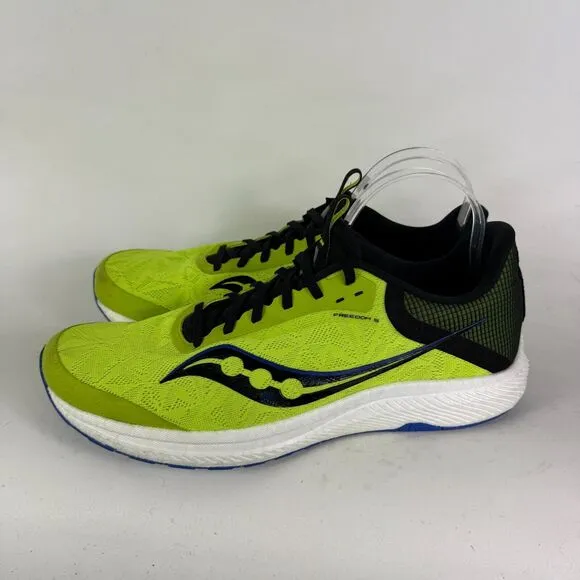Saucony Freedom 5 Sneakers Mens 13 Green Low Top Athletic Running Shoes S0826-25
