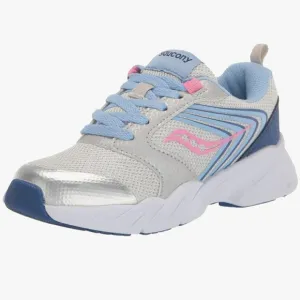 Saucony Gray and Blue Sneakers