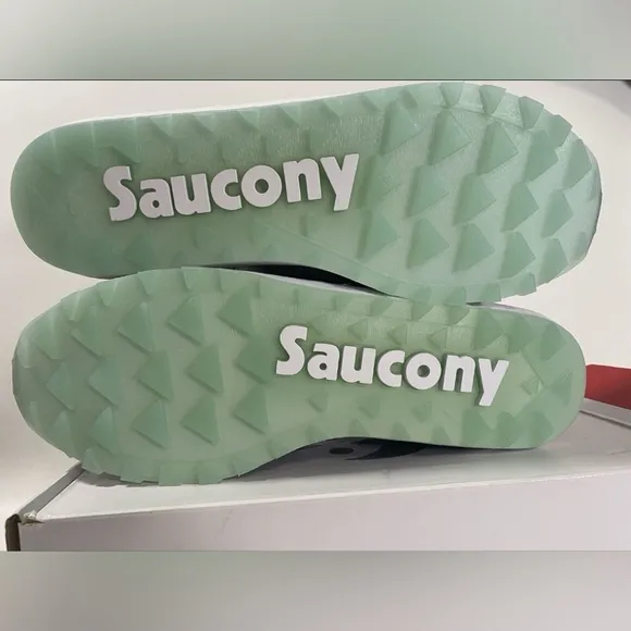 🆕Saucony Jazz Sneakers Unisex Gray Suede Lace Up Shoes Size M12/W13.5 New
