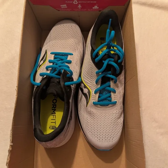 Saucony Men's Gray Running Shoes Saucony Men's Guide 14 Size 10