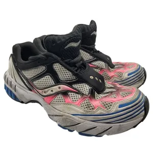 Saucony Originals Grid Web Mens 8.5 Shoes White Pink Blue Sneakers - S70466-4