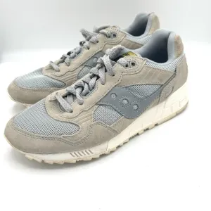 SAUCONY Shadow 5000 Grey / Cream Suede Leather Running Shoes Sneakers Size 8