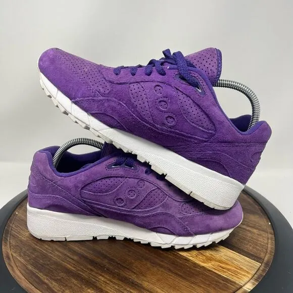 Saucony Shadow 6000 Men’s 9 Egg Hunt Purple Suede Shoes Sneakers S70222-3