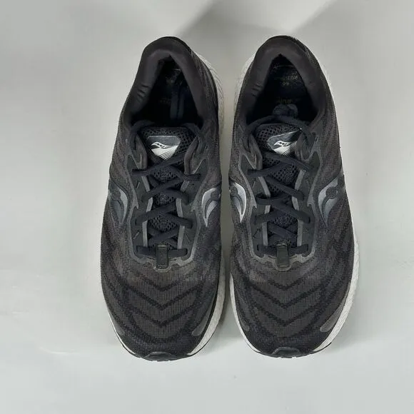 Saucony Truimph 19 Mens Black White Running Shoes Sneakers S20678-10 Size 10.5