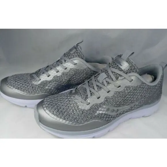 SAUCONY Girls Form 2 U Liteform Feel L Gray Casual Athletic Shoes Sz 7 W Youth