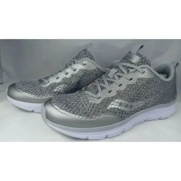 SAUCONY Girls Form 2 U Liteform Feel L Gray Casual Athletic Shoes Sz 7 W Youth