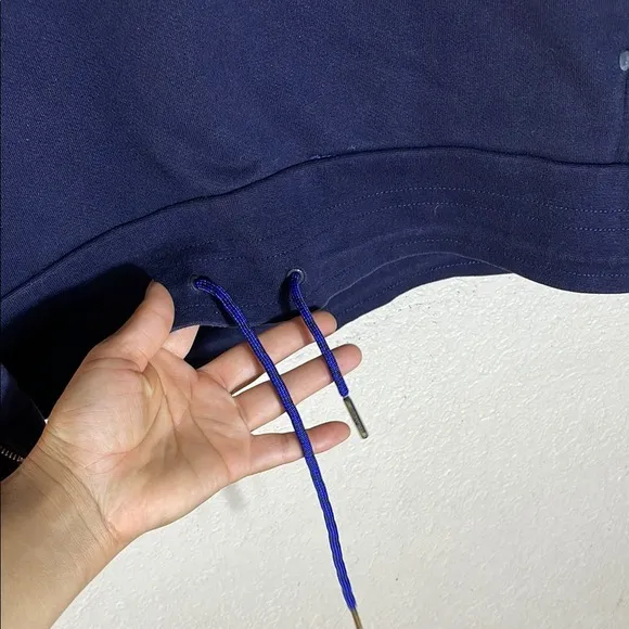 SCOTCH &amp; SODA Navy Blue Hoodie with Side Zipper