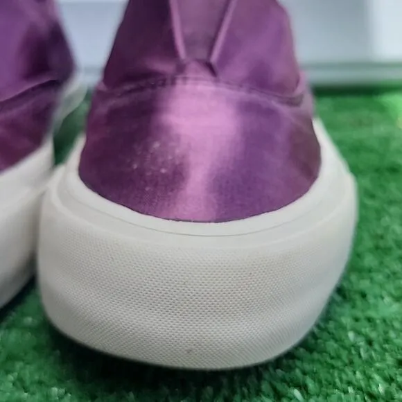 SEAVEES COLOR SATIN PLUM☆PURPLE SUNSET STRIP -SLIP ON SNEAKERS SIZE 8.5