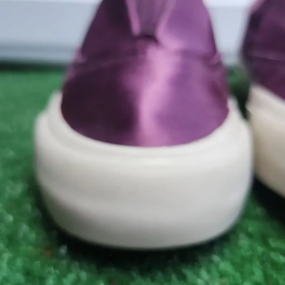 SEAVEES COLOR SATIN PLUM☆PURPLE SUNSET STRIP -SLIP ON SNEAKERS SIZE 8.5
