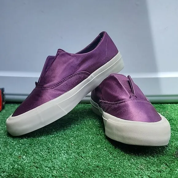SEAVEES COLOR SATIN PLUM☆PURPLE SUNSET STRIP -SLIP ON SNEAKERS SIZE 8.5