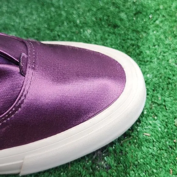 SEAVEES COLOR SATIN PLUM☆PURPLE SUNSET STRIP -SLIP ON SNEAKERS SIZE 8.5