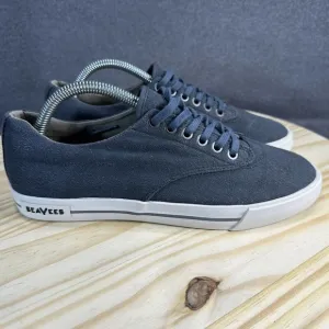 SeaVees‎ Hermosa Plimsoll Sneakers Mens Size 8 Brown Canvas Shoes