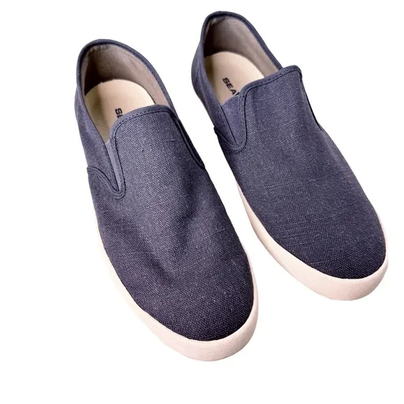 SEAVEES Men’s Baja Slip On Sneaker Shoes Size 10 in Slate Navy