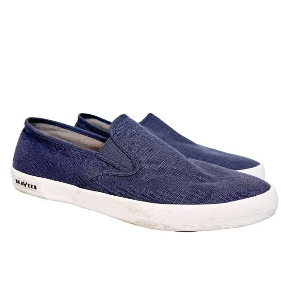 SEAVEES Men’s Baja Slip On Sneaker Shoes Size 10 in Slate Navy