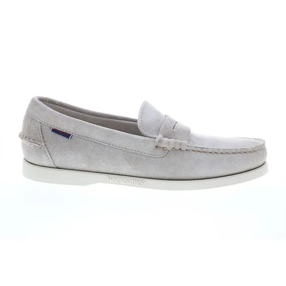 Sebago Adult Mens Dan Boat Flesh Out Penny Loafers &amp; Slip Ons Size 8. SH-1