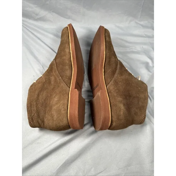 Sebago Thayer Chukka Boots Men 11.5 Brown Suede Leather Casual Dress Shoes