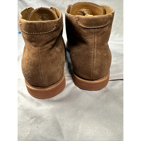 Sebago Thayer Chukka Boots Men 11.5 Brown Suede Leather Casual Dress Shoes