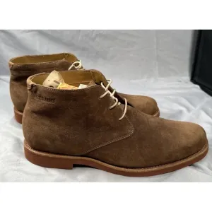 Sebago Thayer Chukka Boots Men 11.5 Brown Suede Leather Casual Dress Shoes
