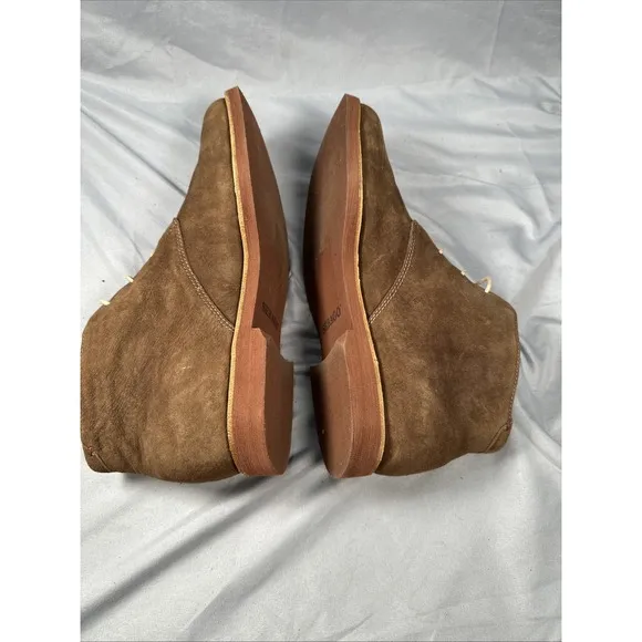 Sebago Thayer Chukka Boots Men 11.5 Brown Suede Leather Casual Dress Shoes