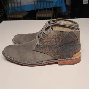 Sebago X Woolrich Halyard flannel lace up chukka ankle boots size 9 1/2
