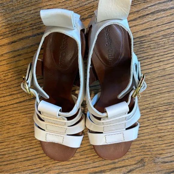 See By Chloe Millye Fisherman Heel Sandals, Size 37