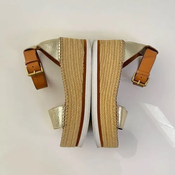 See By Chloe Glyn Sandal in Light Gold 38