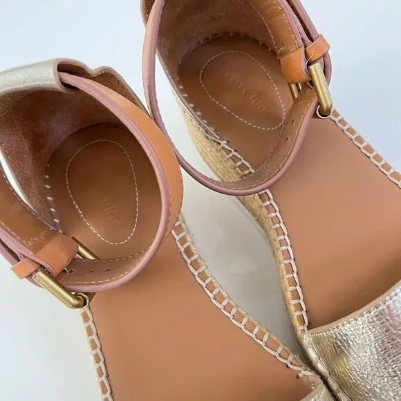 See By Chloe Glyn Sandal in Light Gold 38