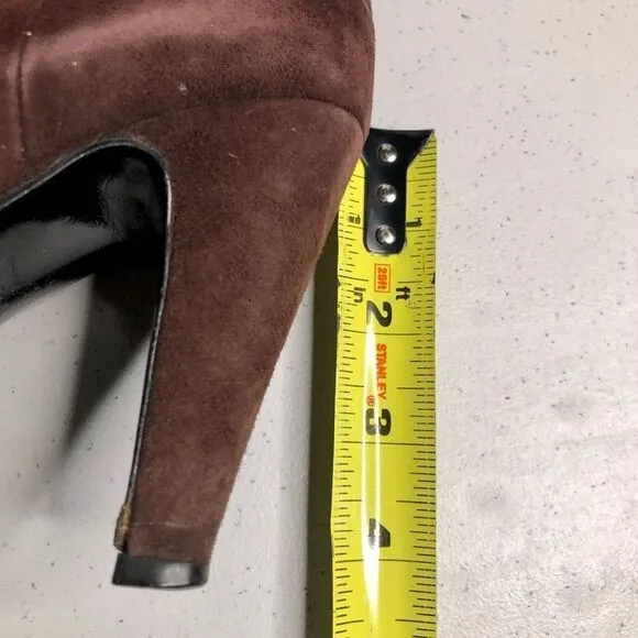 Sergio Rossi Brown Suede and Leather Boots