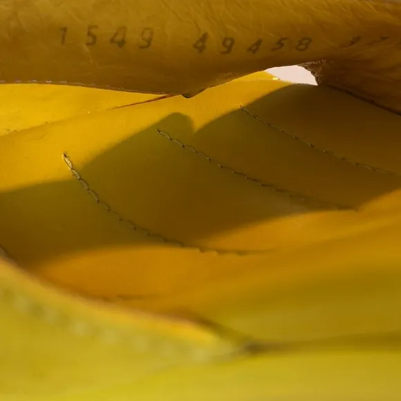 Sergio Rossi yellow suede slide sandals 37.5