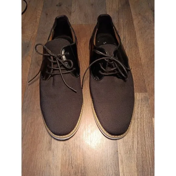 Seven 91 Men's 3 Eye Lace Up Casual Shoe Black Size 8M