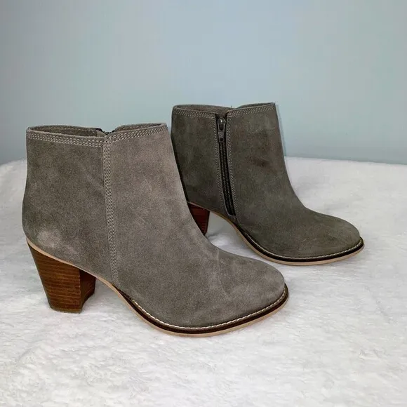 Seychelles Clavichord II Taupe Grey Booties Suede Ankle Boots Urban UO Women's 8