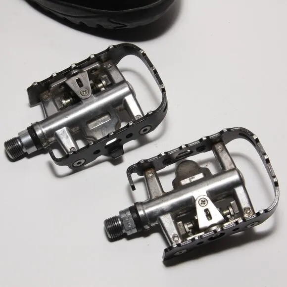 Shimano SPD SH-M21 Biking Shoes Pedals Clips Size 46 Suede