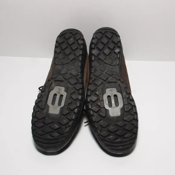 Shimano SPD SH-M21 Biking Shoes Pedals Clips Size 46 Suede