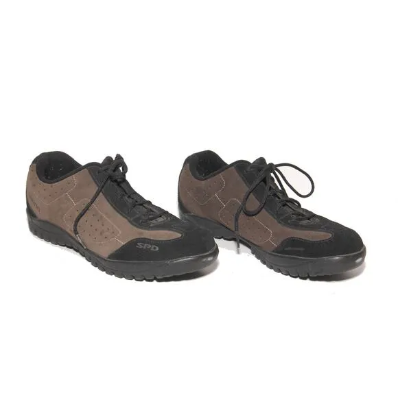 Shimano SPD SH-M21 Biking Shoes Pedals Clips Size 46 Suede