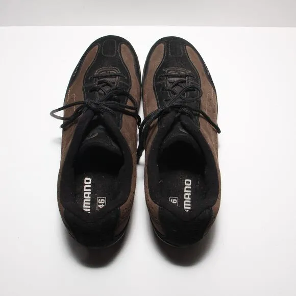 Shimano SPD SH-M21 Biking Shoes Pedals Clips Size 46 Suede