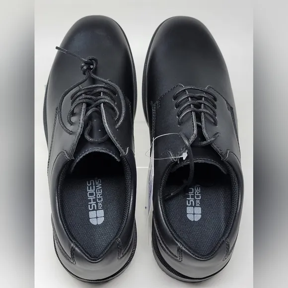Shoes for Crews Men's Cambridge Slip Resistant Shoes Size 7  Black New