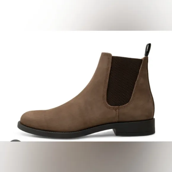 Show the Bear brown suede Chelsea boots for men, size 45