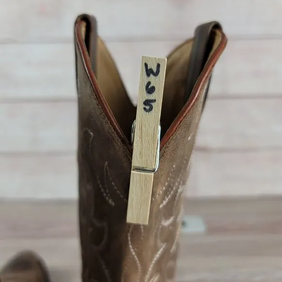 SHYANNE Alabama Xero Gravity Western Boots‎ Women's Size 6.5 Leather Embroidered