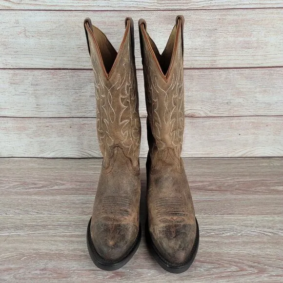 SHYANNE Alabama Xero Gravity Western Boots‎ Women's Size 6.5 Leather Embroidered
