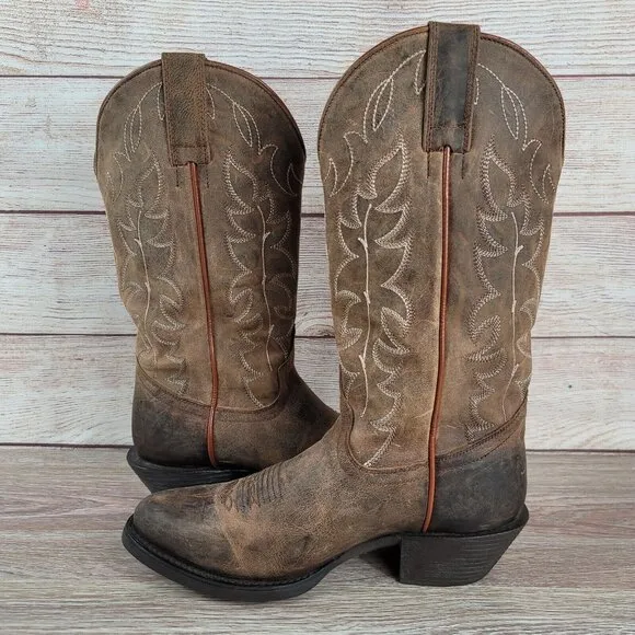SHYANNE Alabama Xero Gravity Western Boots‎ Women's Size 6.5 Leather Embroidered