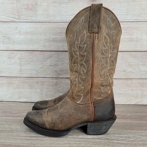 SHYANNE Alabama Xero Gravity Western Boots‎ Women's Size 6.5 Leather Embroidered